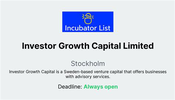 Investor Growth Capital Limited